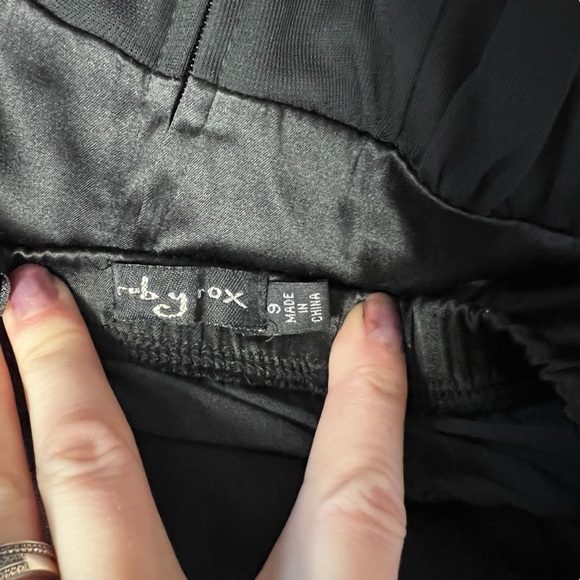 Ruby Roxy - Women’s Y2K Strapless Ruffle Sequin Dress Sz. 9 - Picture 6 of 7